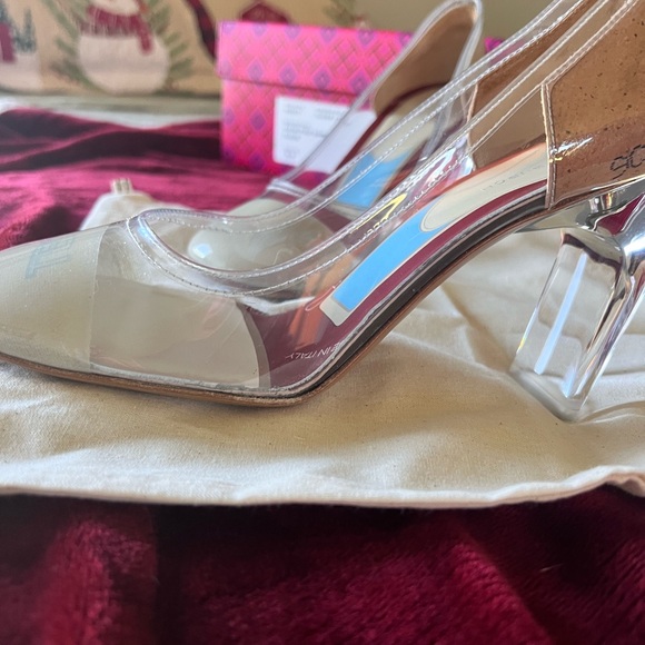 Tory BURCH Clear pumps 90mm Square Toe heel - Picture 9 of 11